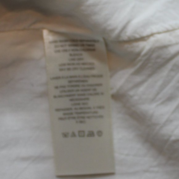 Anthropology Maeve ruffle bottom up top cream lined top size Small - Picture 8 of 9